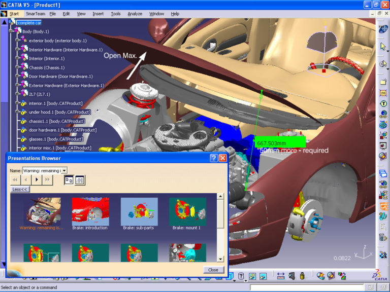 CATIA V5 Collaborative Product Review PRE1 4D Systems