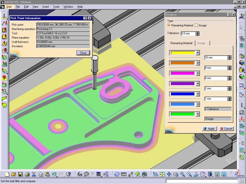 CATIA V5 NC Machining Verification