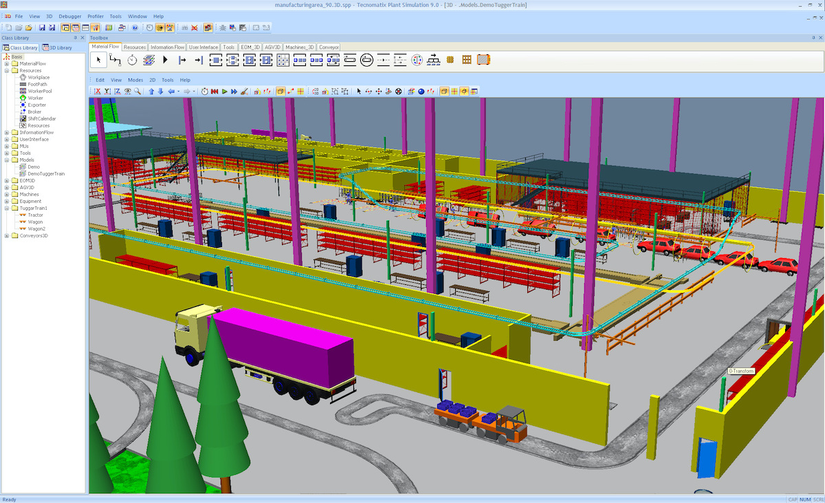 tecnomatix plant simulation manage class library